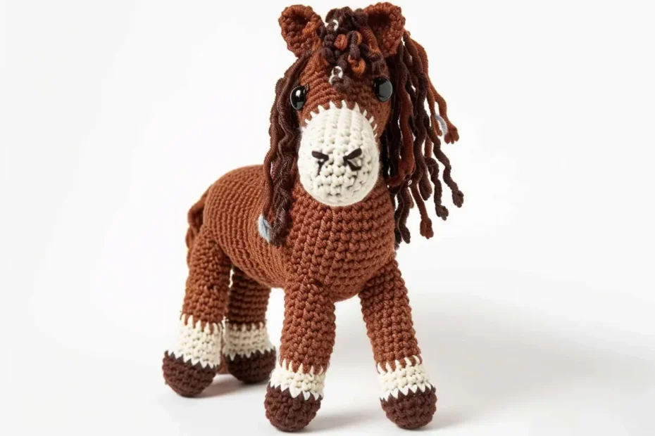 Cavalo de Amigurumi