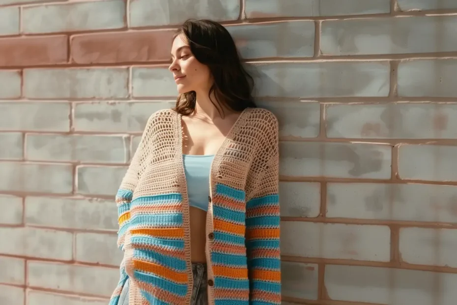 Cardigan de Crochê