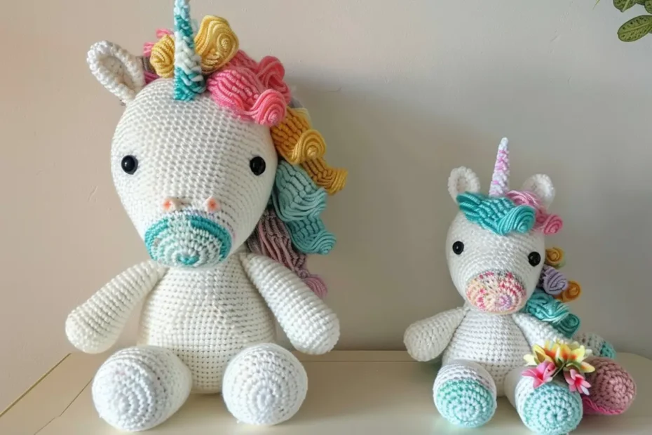 Unicórnio de Amigurumi