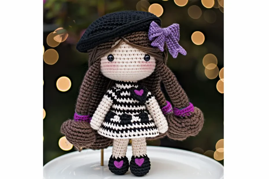 Boneca School Amigurumi