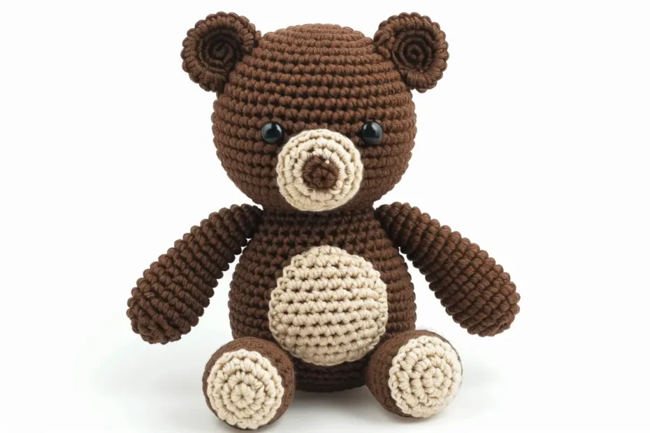 Urso Marrom Amigurumi