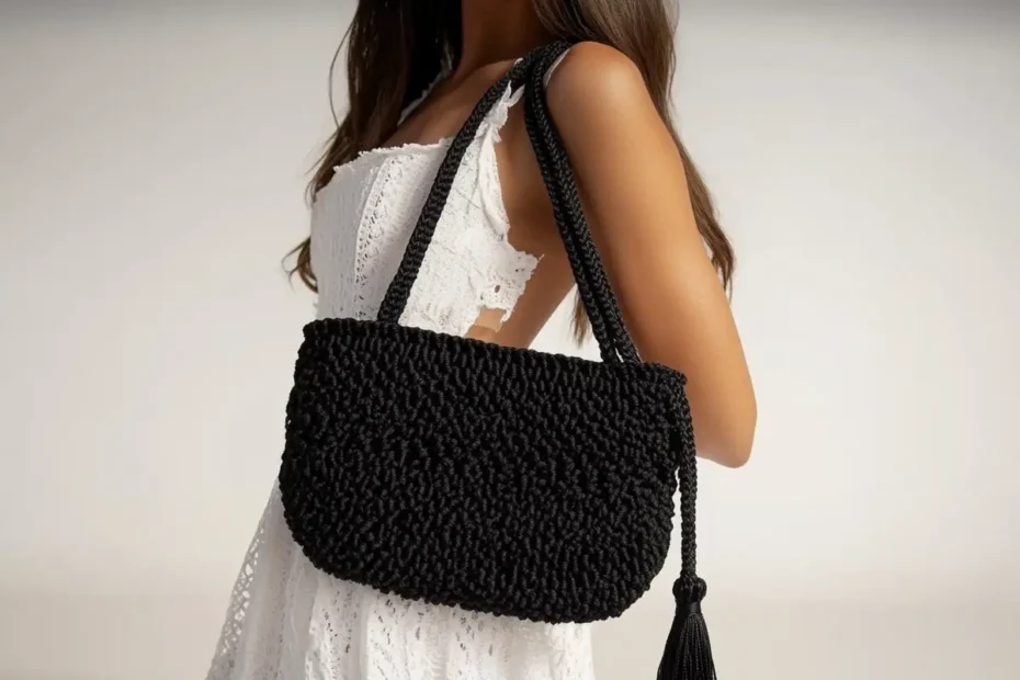 Bolsa Black Glitter