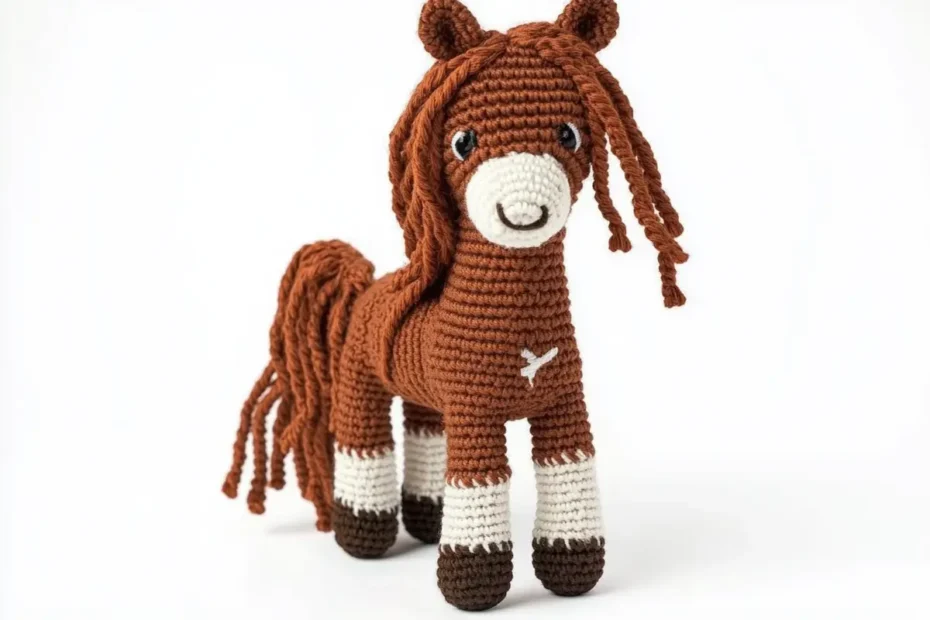 Cavalo Amigurumi