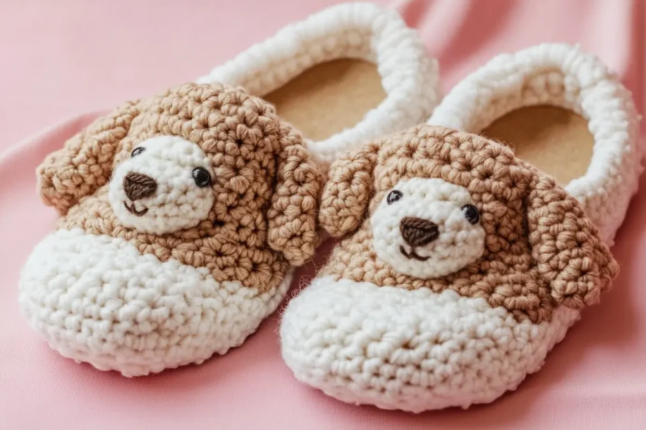 Pantufinha Amigurumi