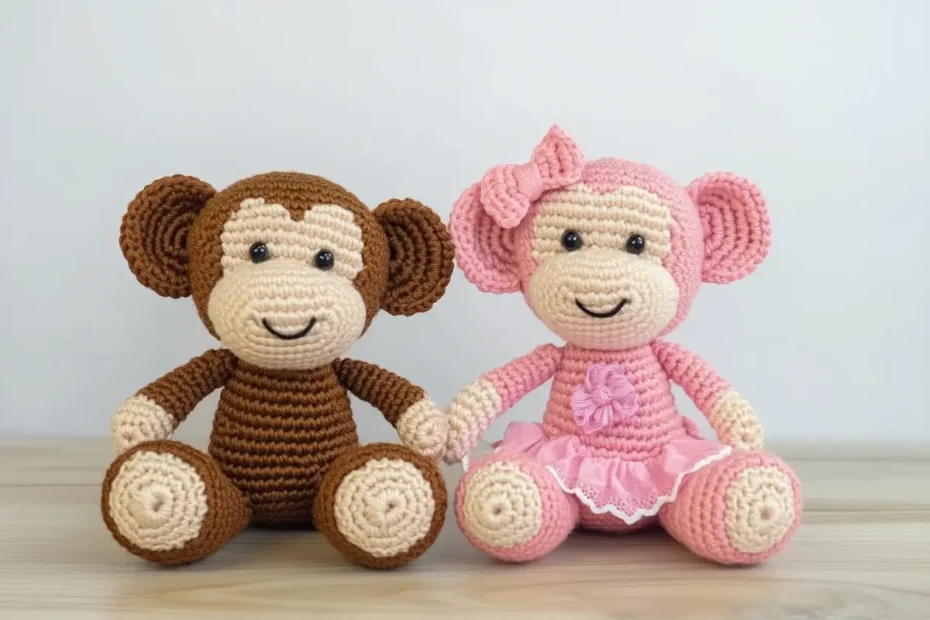 Macaquinho Amigurumi